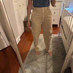 Aritzia Wilfred Free Maeve Cargo Pant Gd Flax Beige